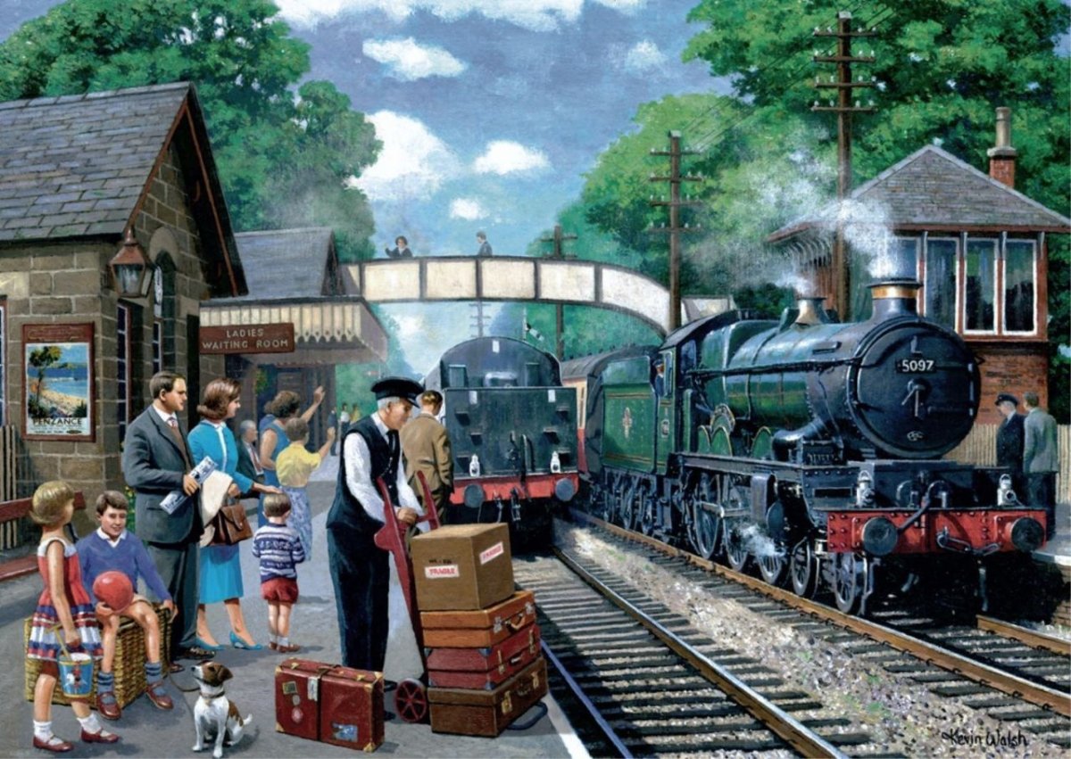 Томас паровоз железная дорога вокзал