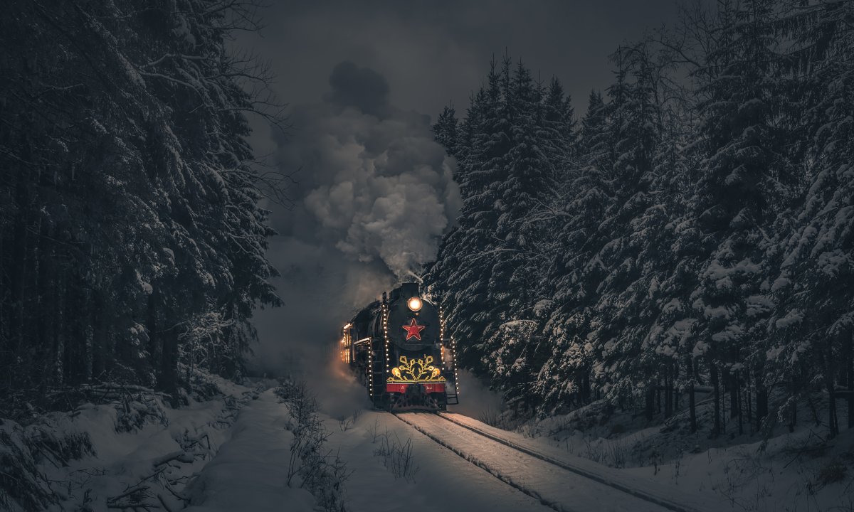 Паровоз Рускеальский экспресс