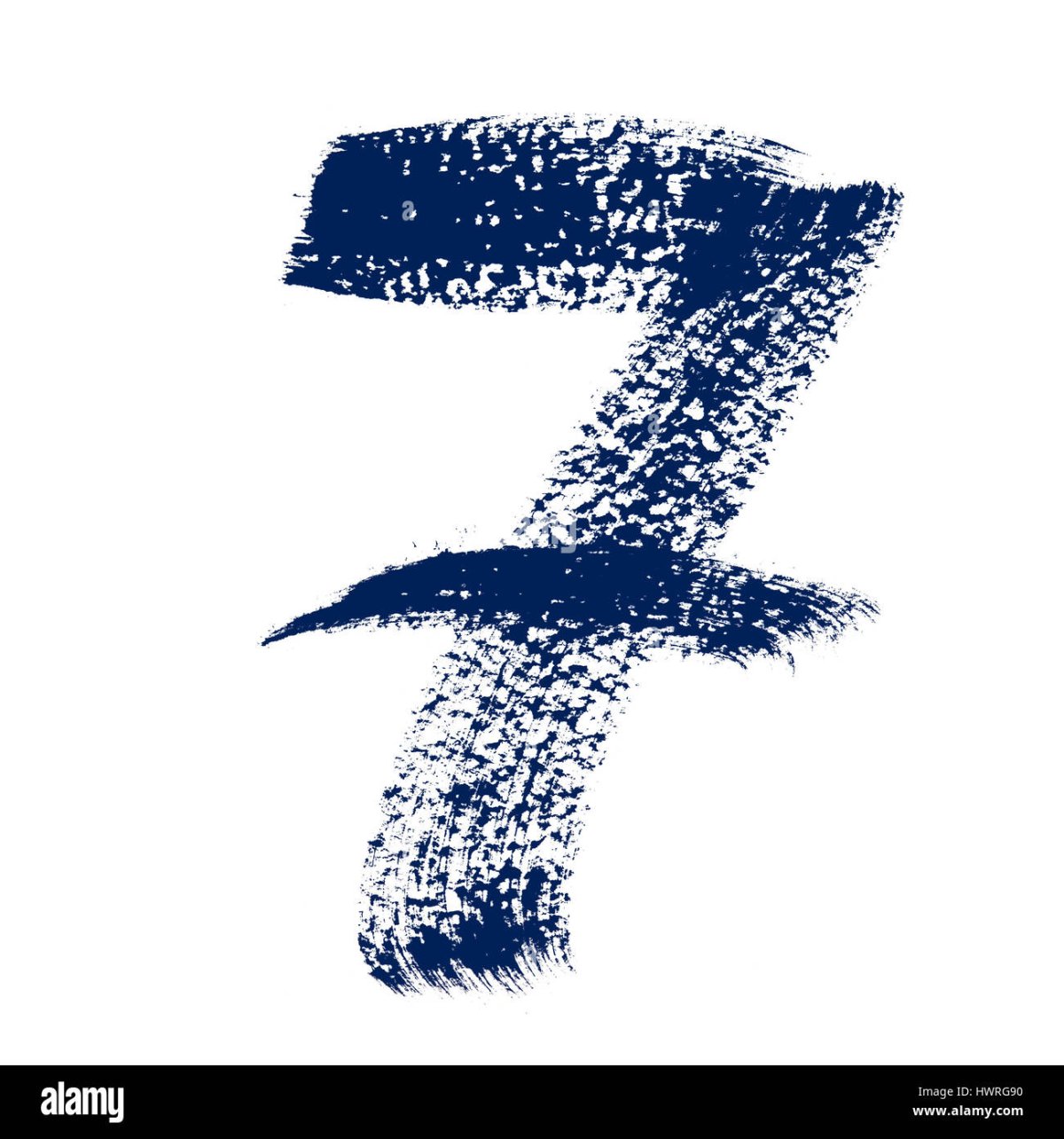 Рукописная цифра 7