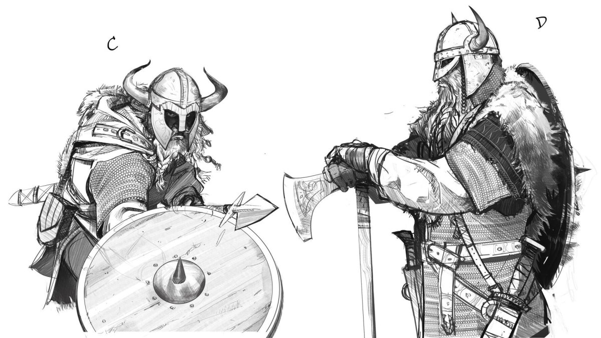 Викинг скетч