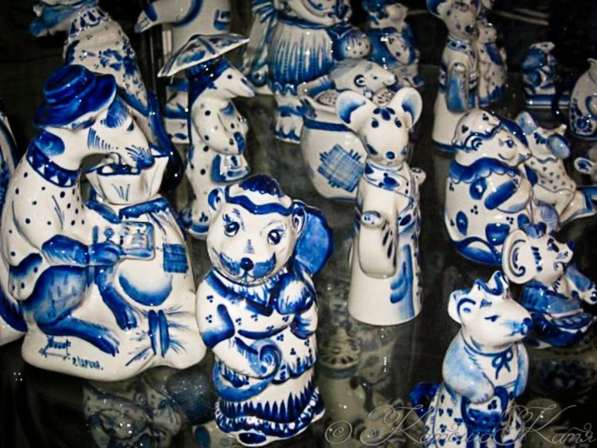 Народная керамика Гжельская керамика