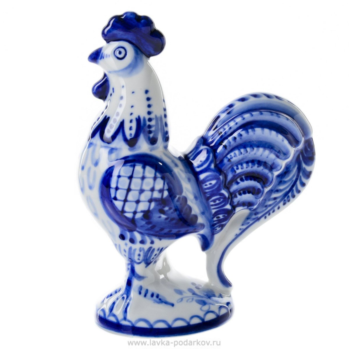 Матрешка сувенир Гжель