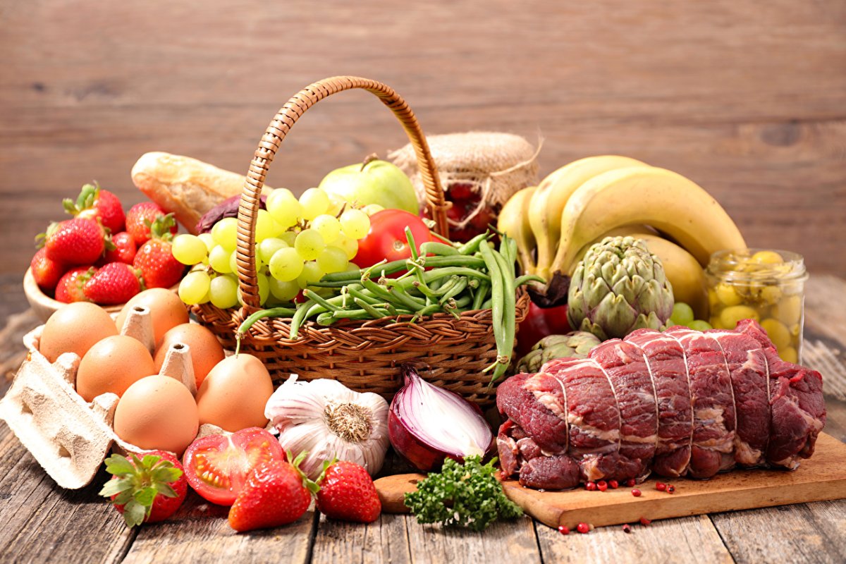 Корзина с едой