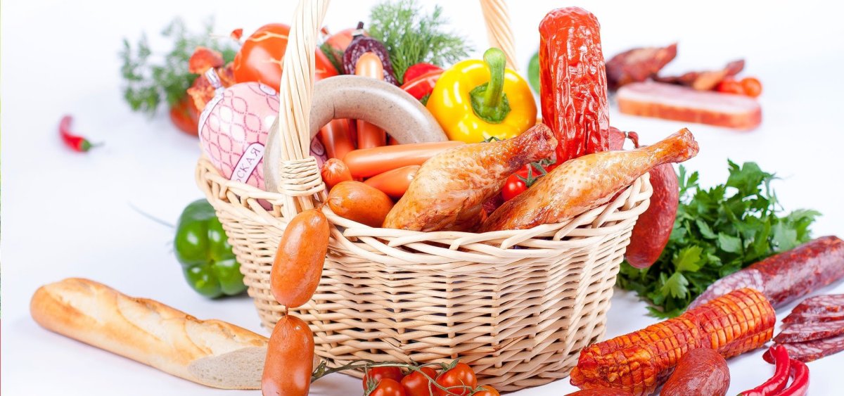 Корзина с продуктами