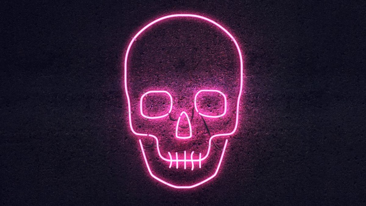 Неоновый фак