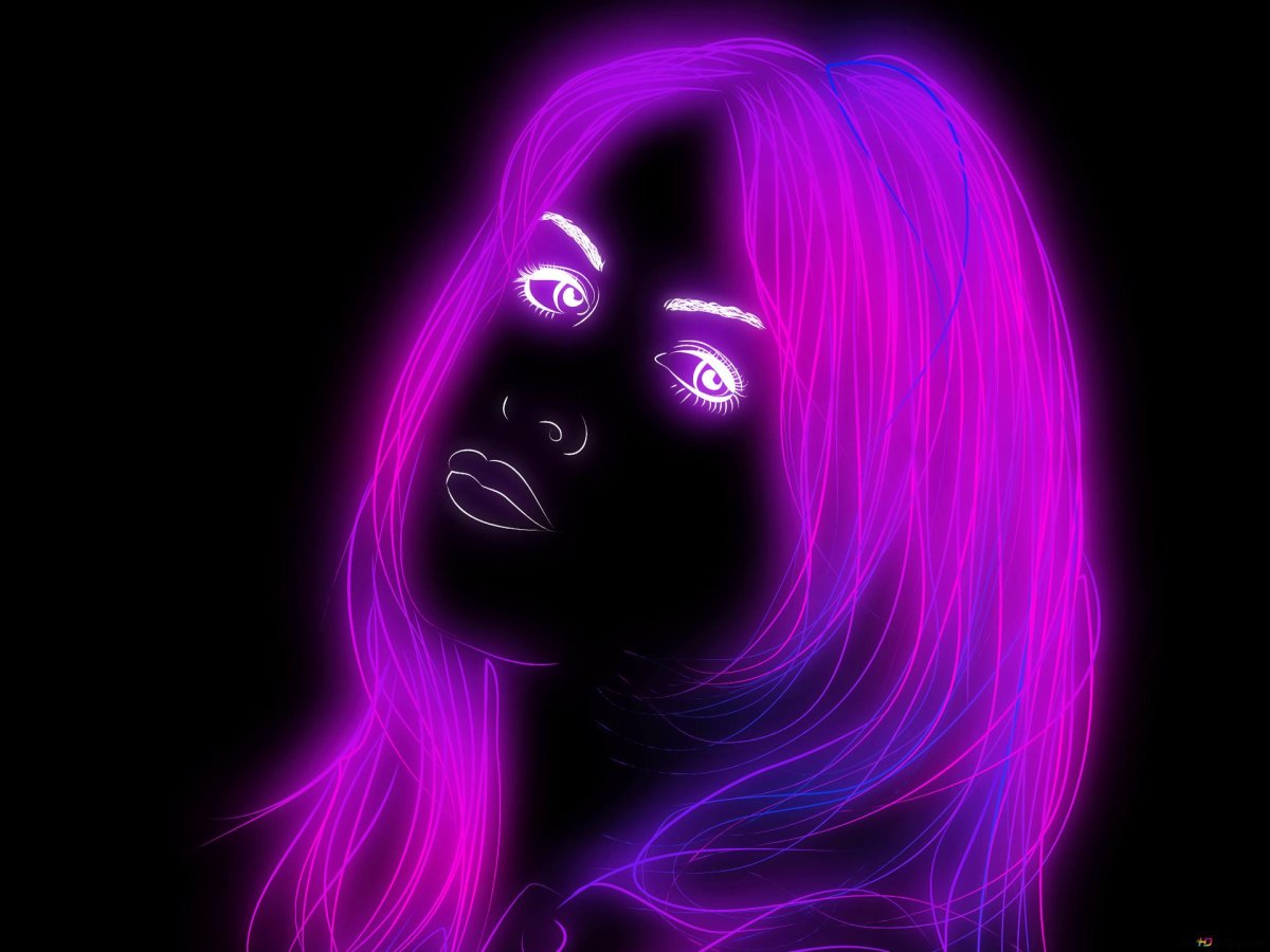 Неоновые обои