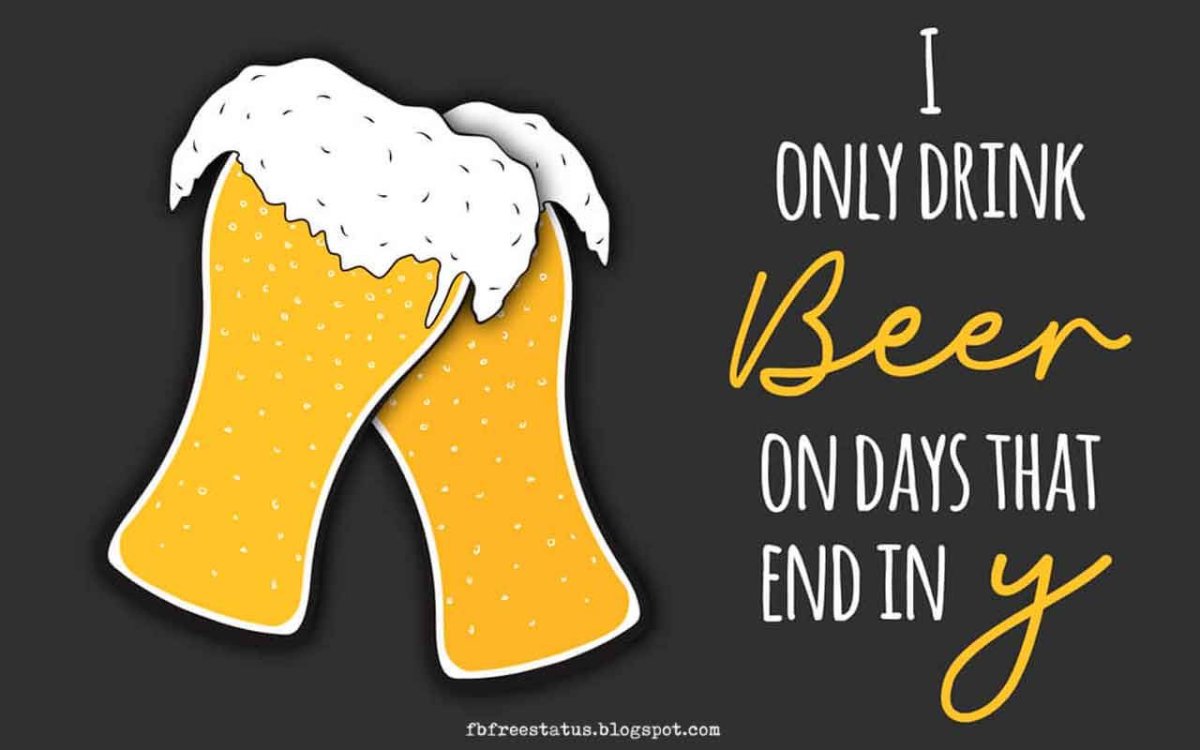 I only Drink Beer on Days that end in y Cup
