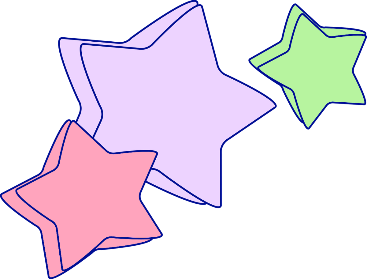 Звездочки мультяшные