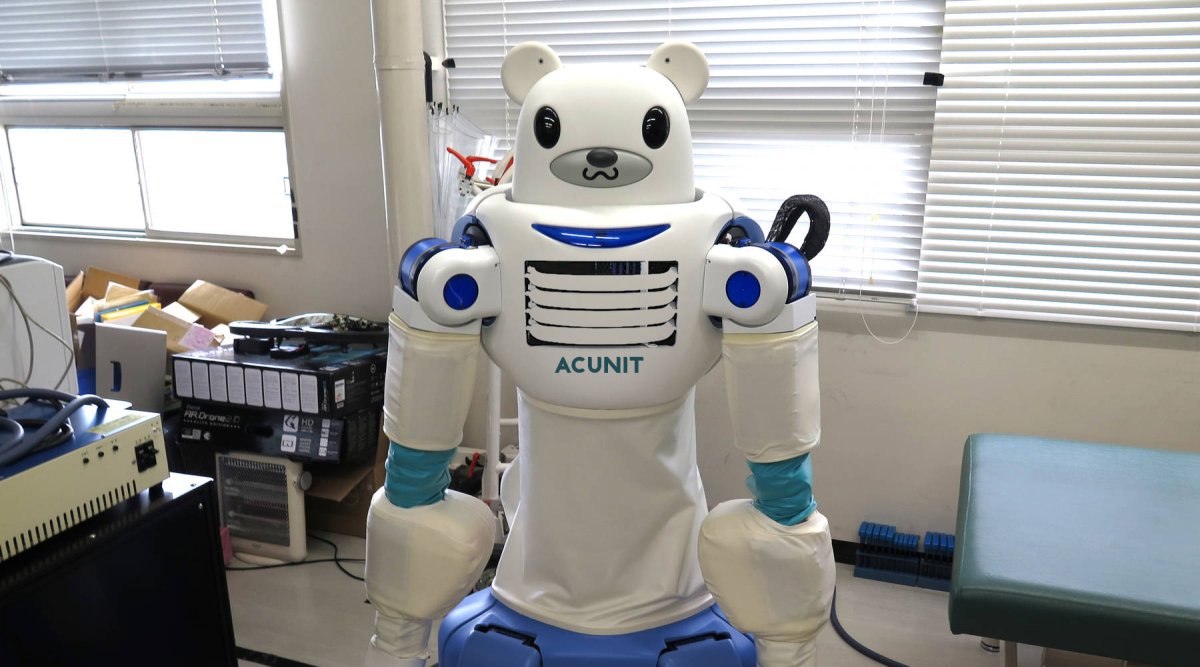 Футуристик дроид инженер концепт