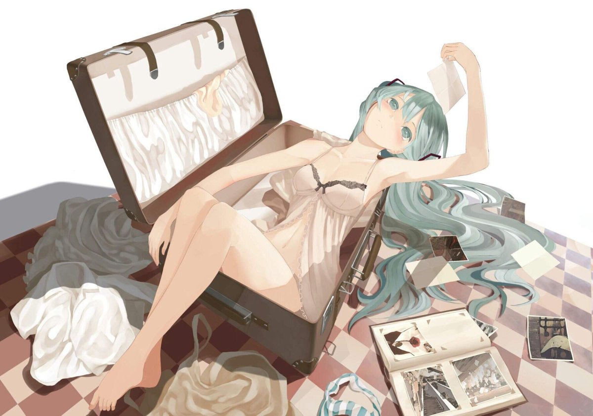 Тян с чемоданами