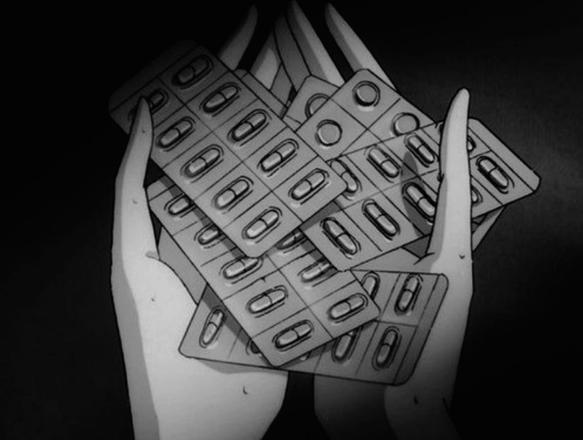 Аниме Эстетика таблетки