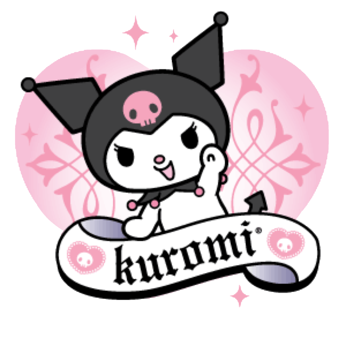 Стикеры Хеллоу Китти Kuromi