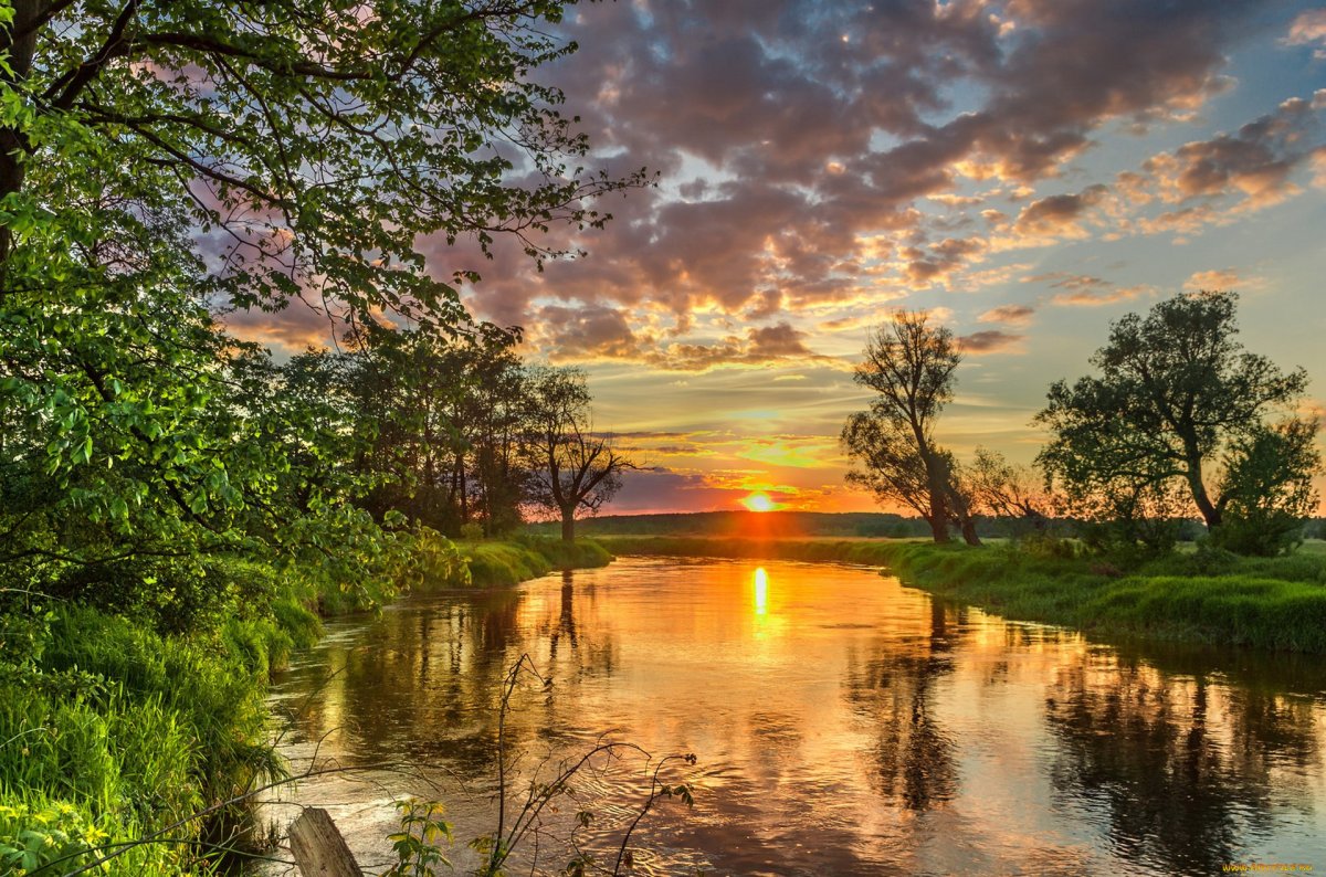 Природа рассвет