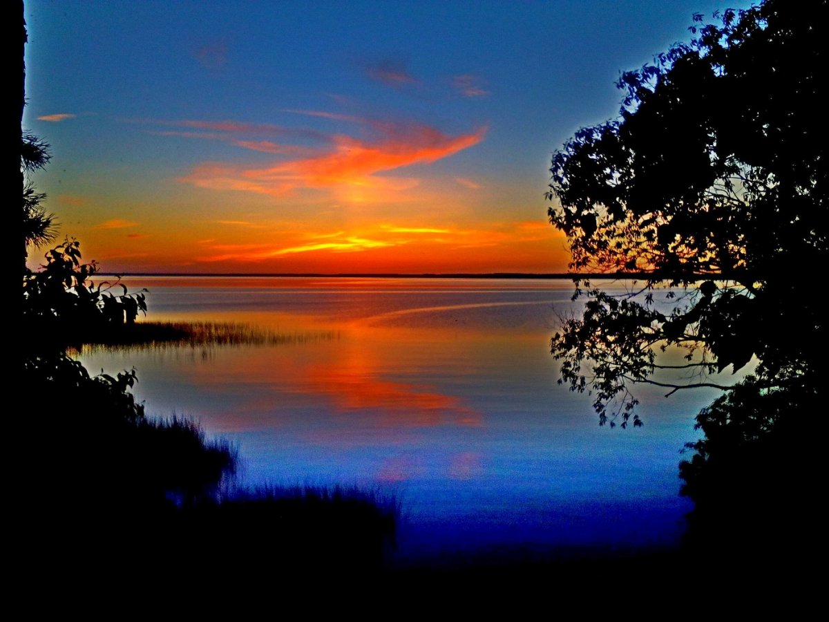 Вечер закат