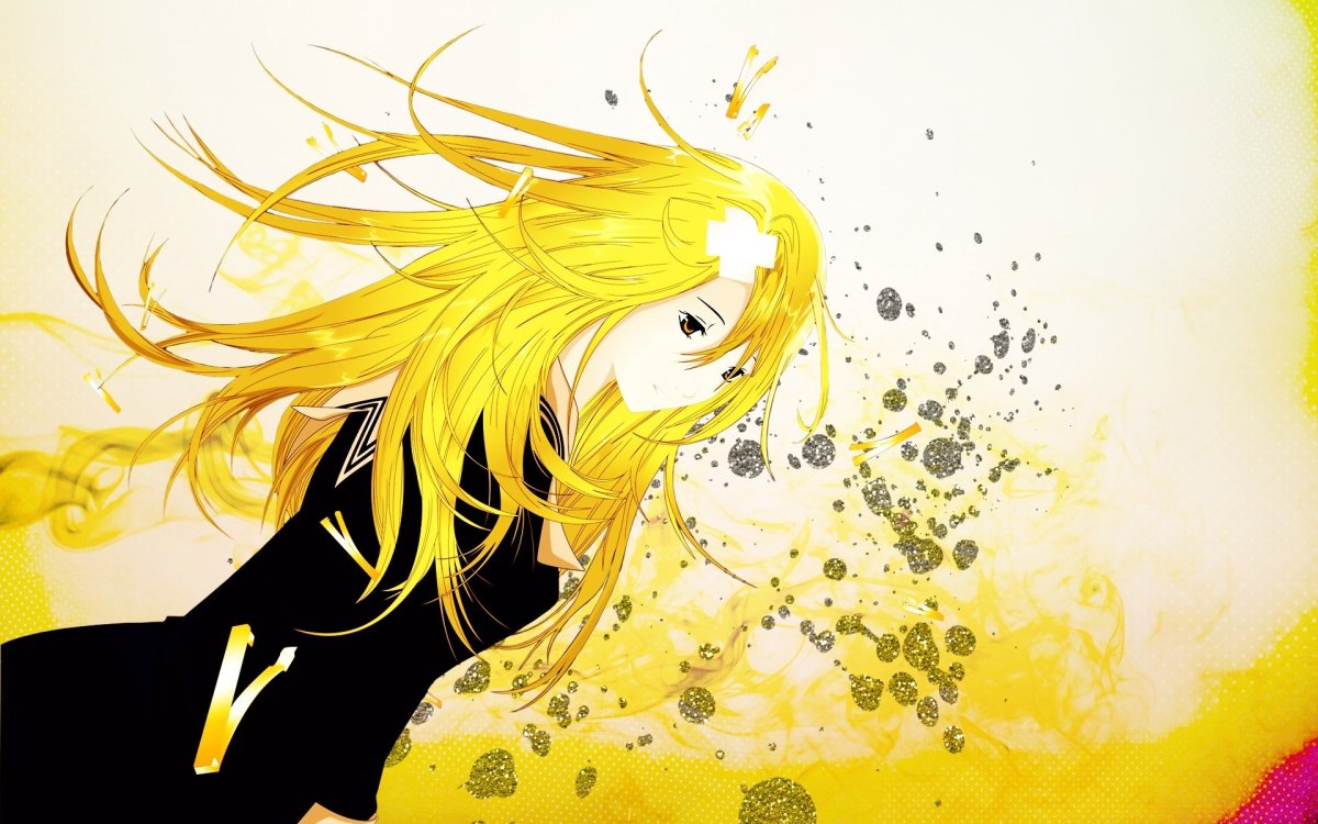 Аниме с желтыми волосами