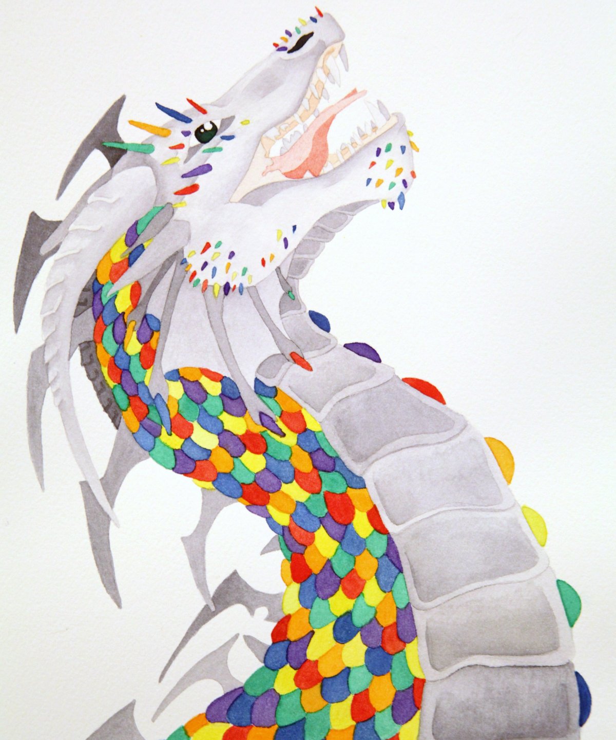 Пейперкрафт дракон