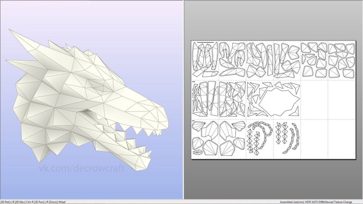 Паперкрафт покемоны схемы