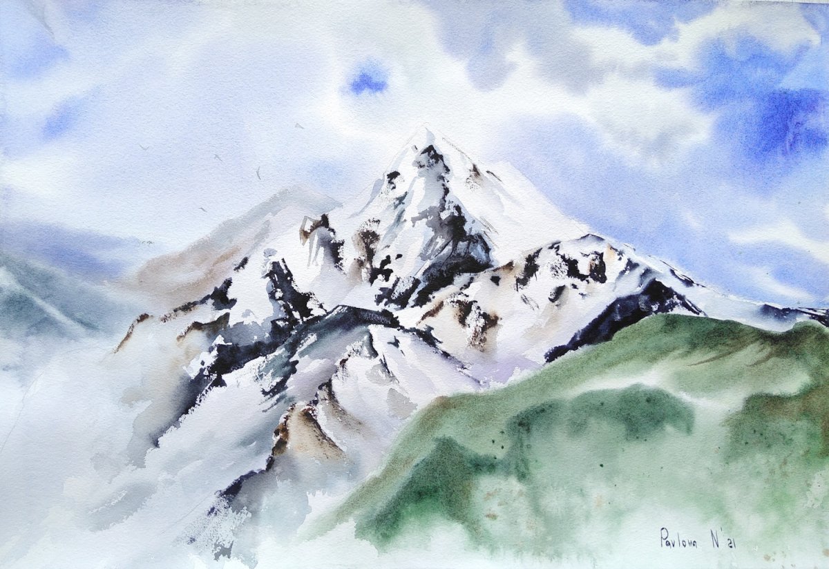 Курилы акварель