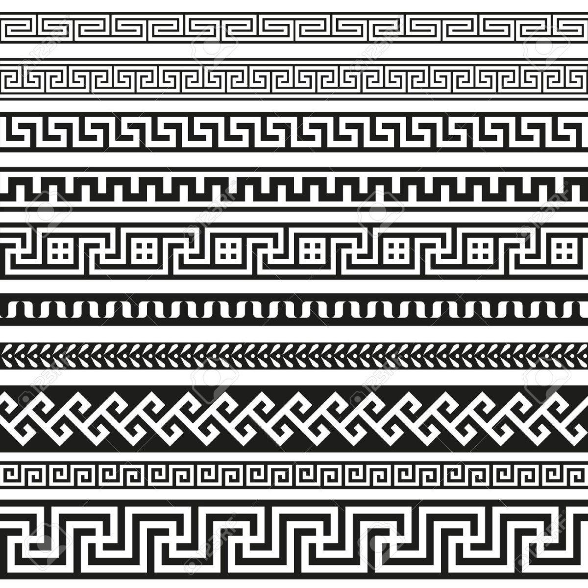 Бурятский орнамент Меандр