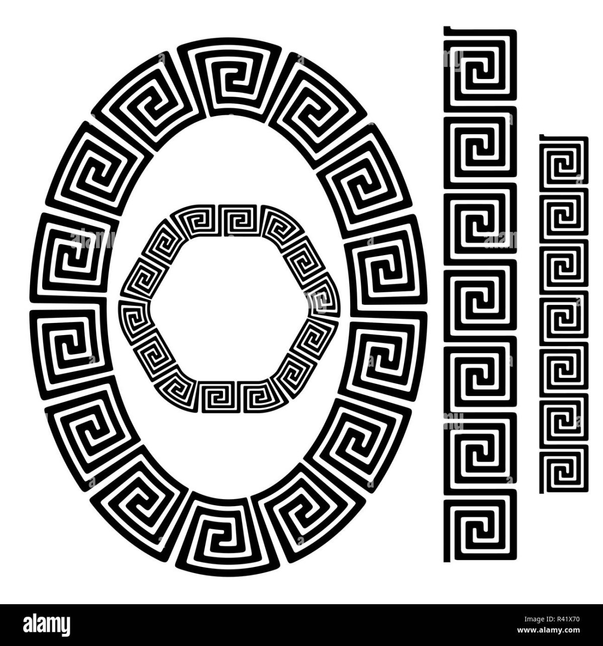 Меандр Византийский орнамент