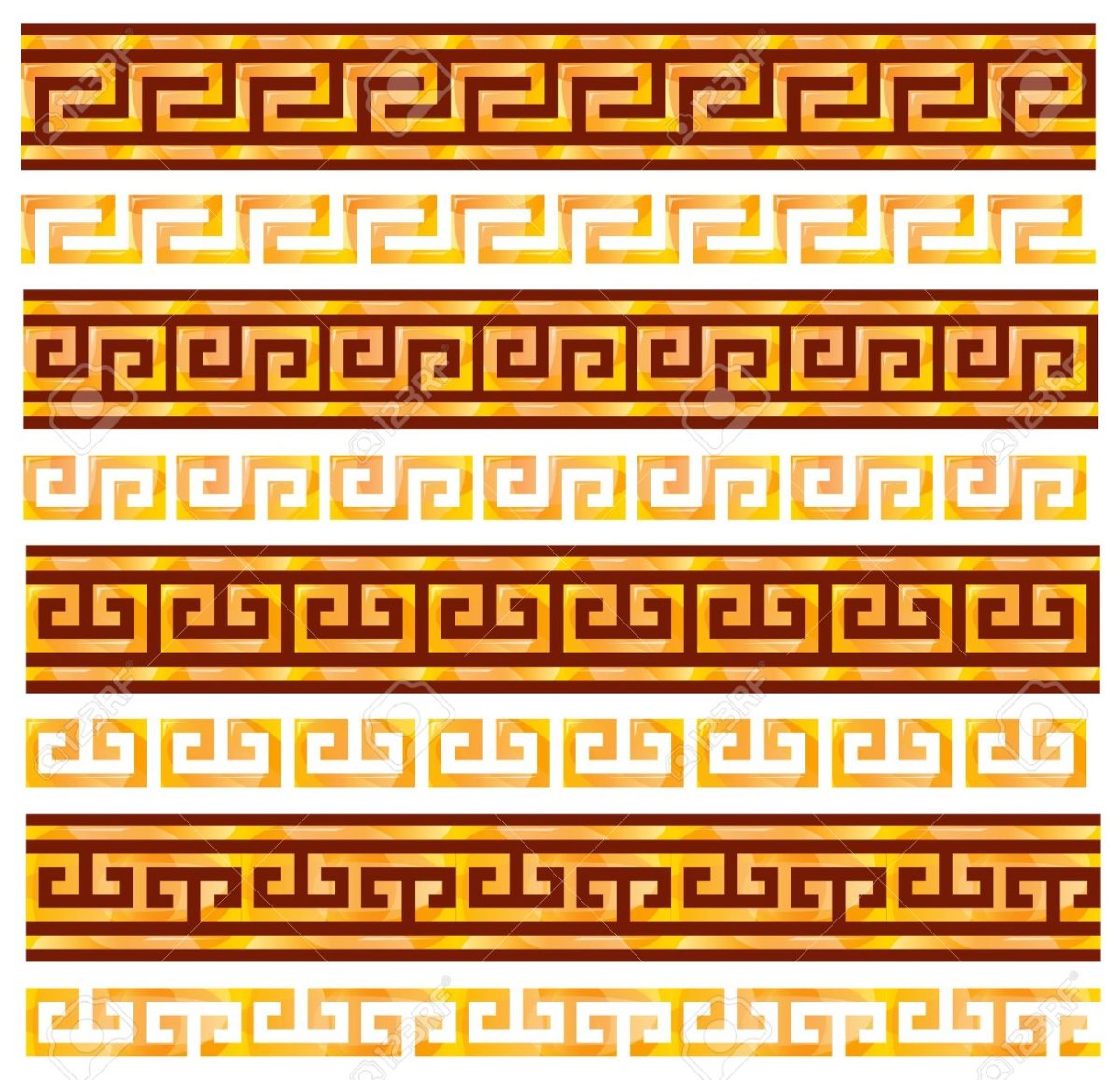 Древнегреческий узор на ткани