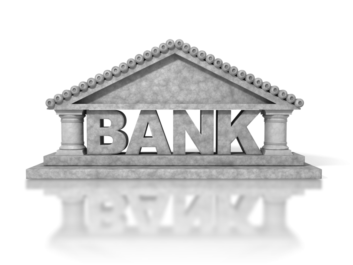Банк на прозрачном фоне