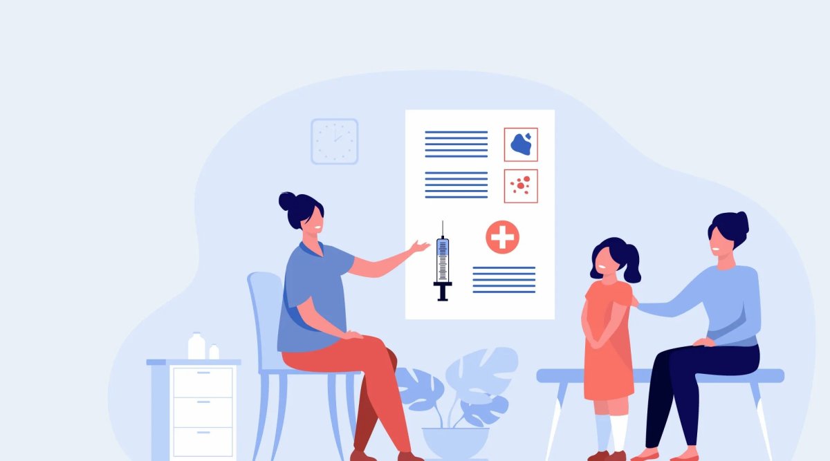 Вакцинация рисунок детей