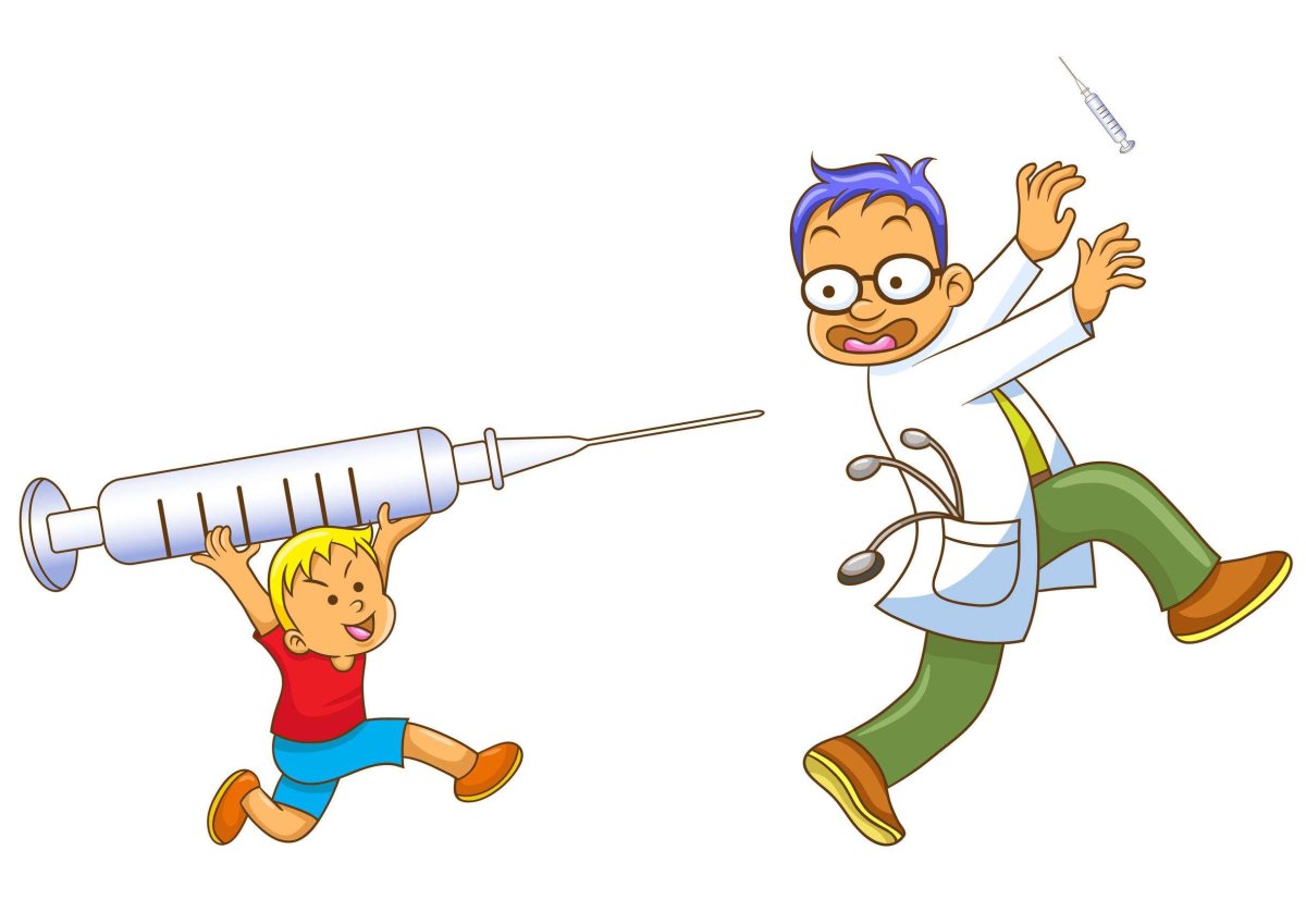 Прививка мультяшная