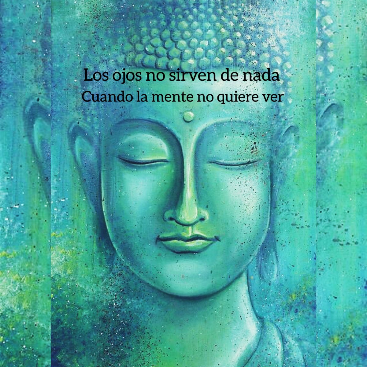 Будда акриловыми красками