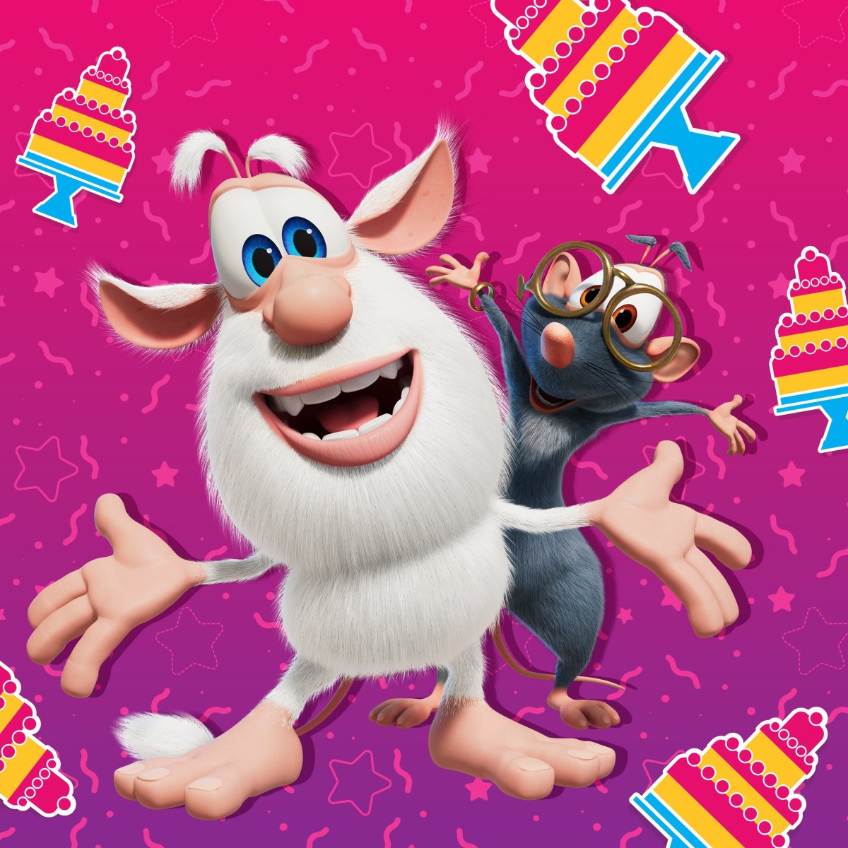 Торт Буба кремовый для мальчика