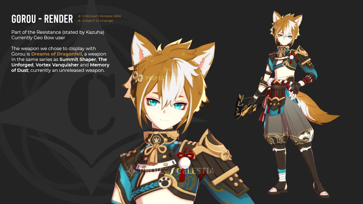 Gorou Геншин Импакт