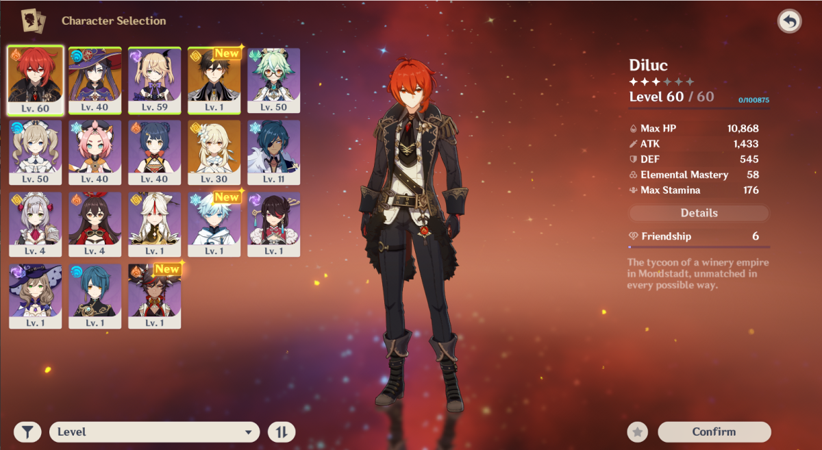 Дилюк Геншин Импакт