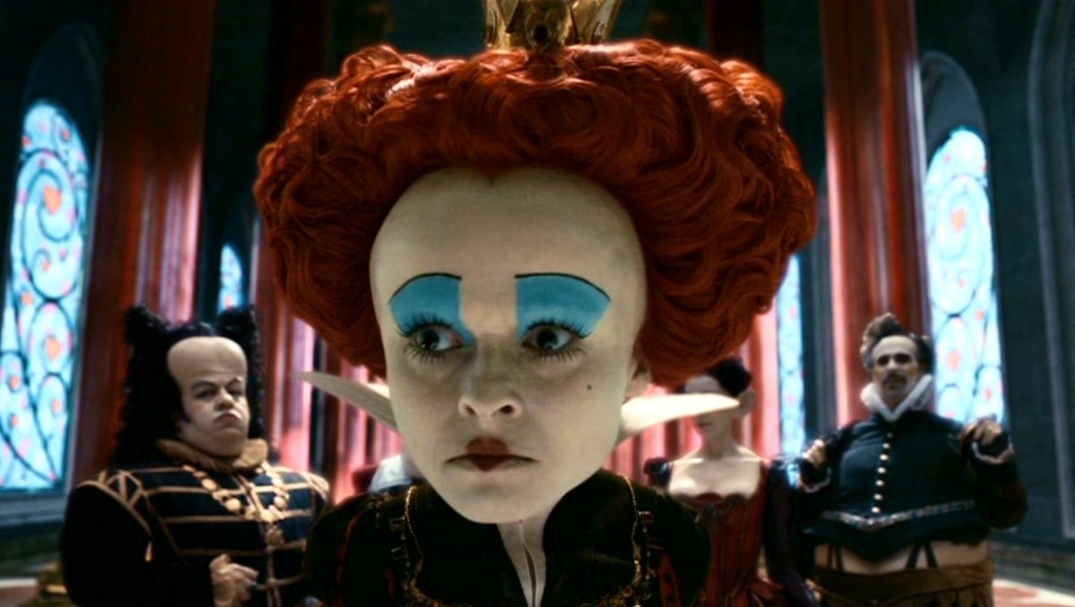 Алиса в стране чудес красная Королева голову с плеч