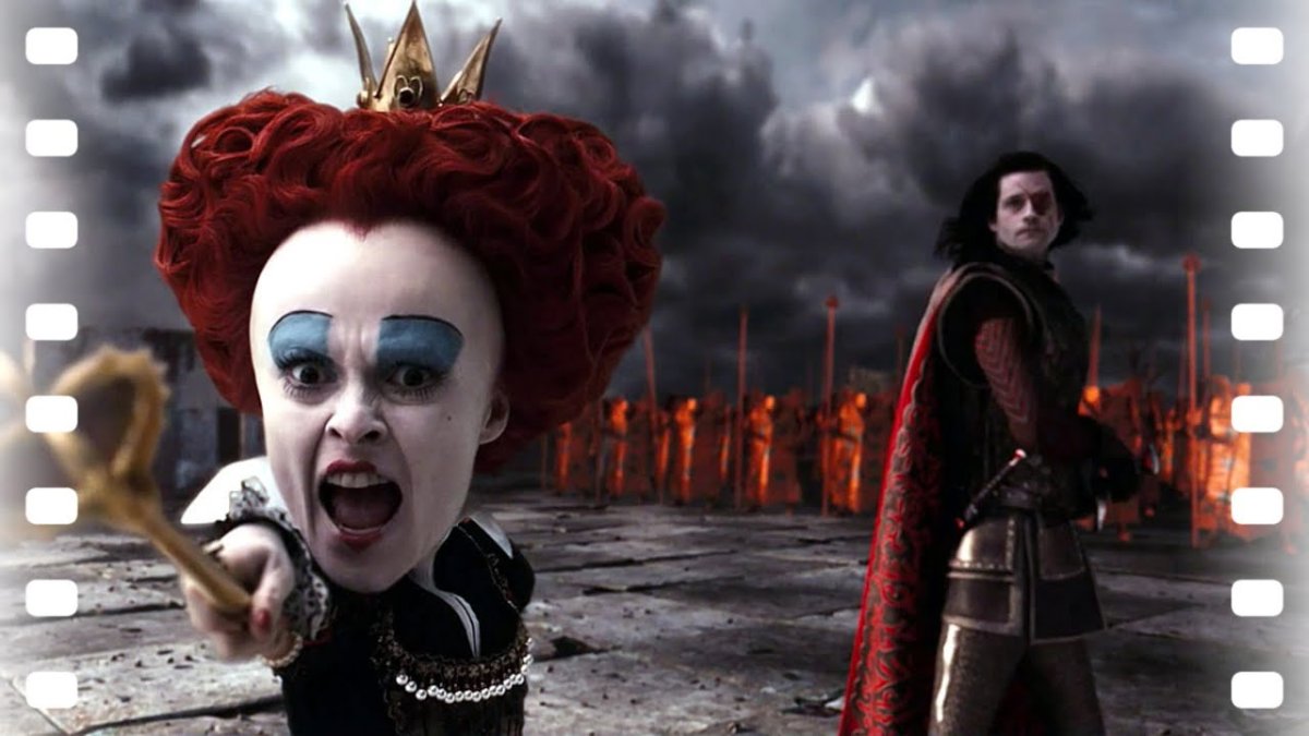 Хелена Бонем Картер красная Королева