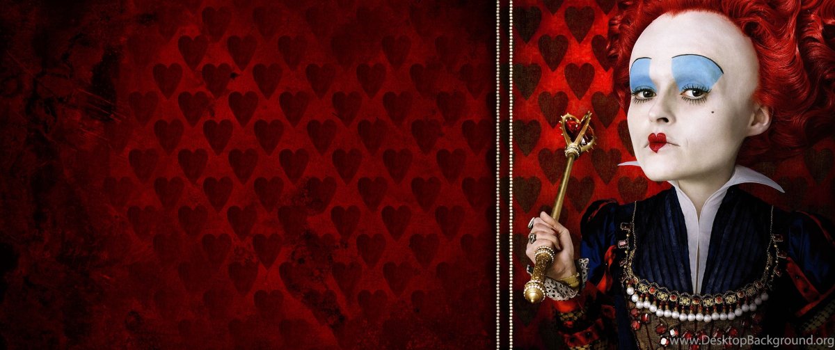 Алиса в стране чудес тим Бертон Королева