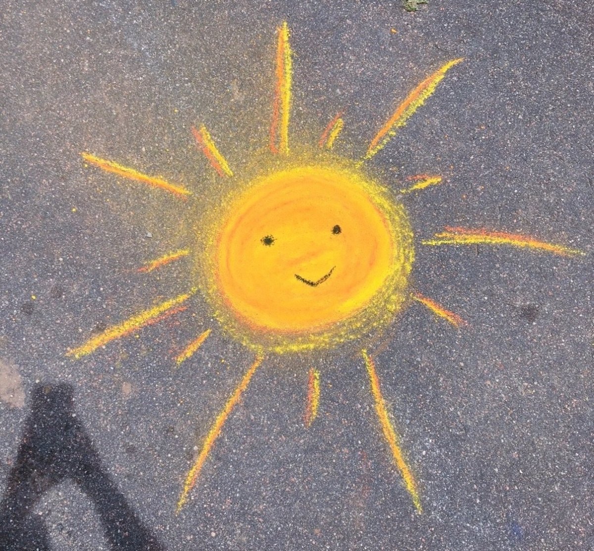Солнце на асфальте