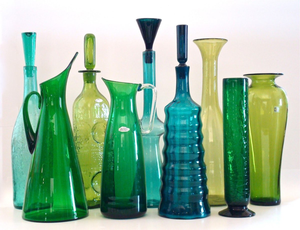 Изделия из бутылочного стекла