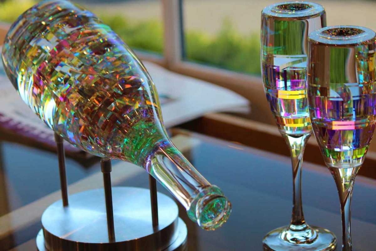 Красивые поделки из стекла