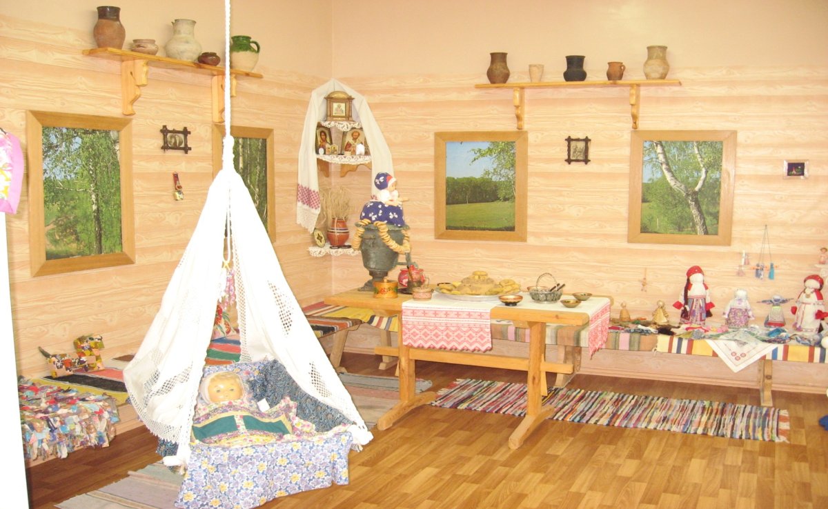 Интерьер русской избы