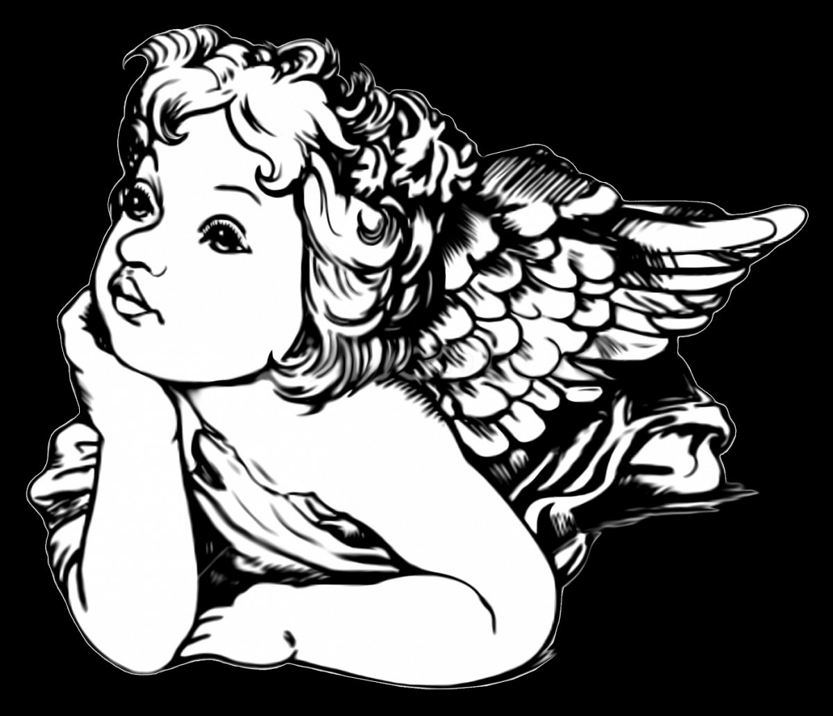 Ангелочек на памятник