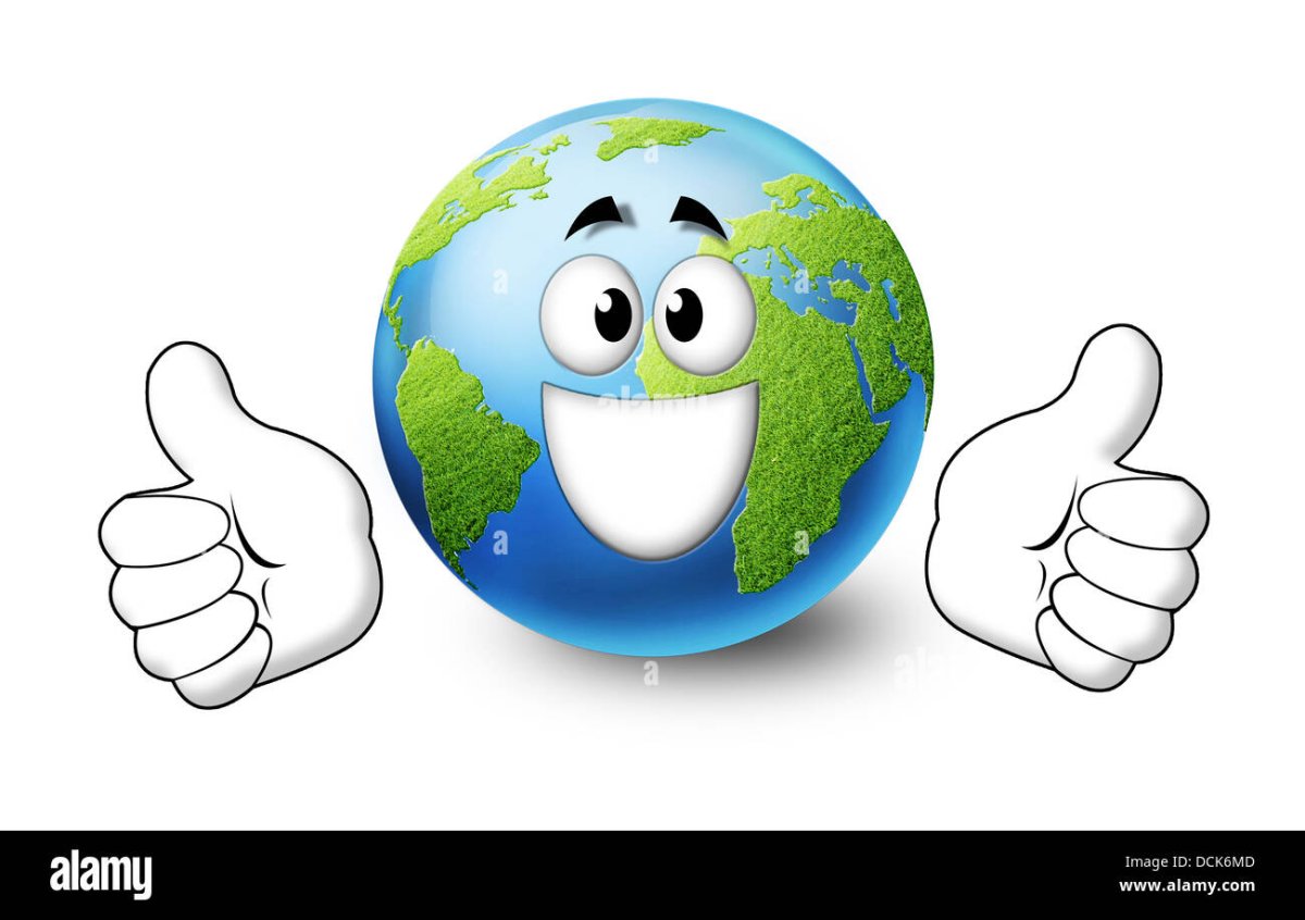 Улыбающийся земной шар