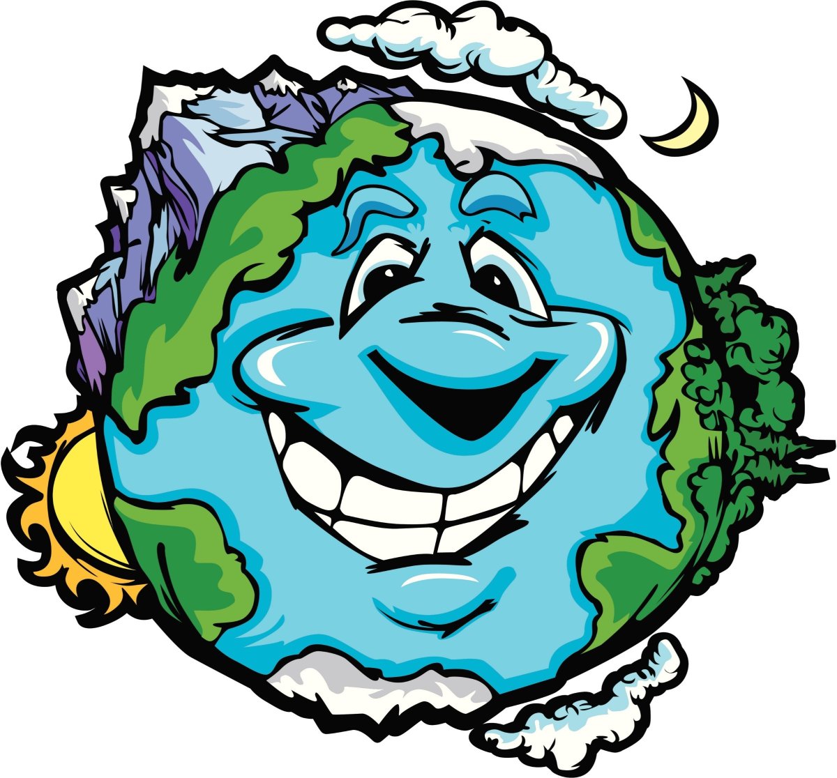 Земля улыбается