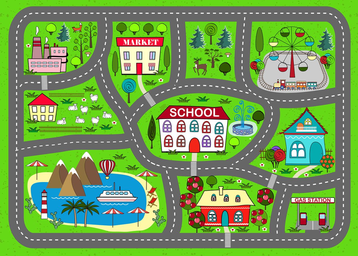 Светофор на дороге