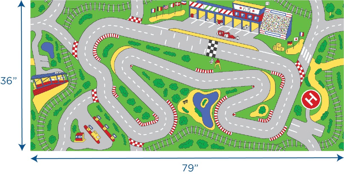 Мультяшный город