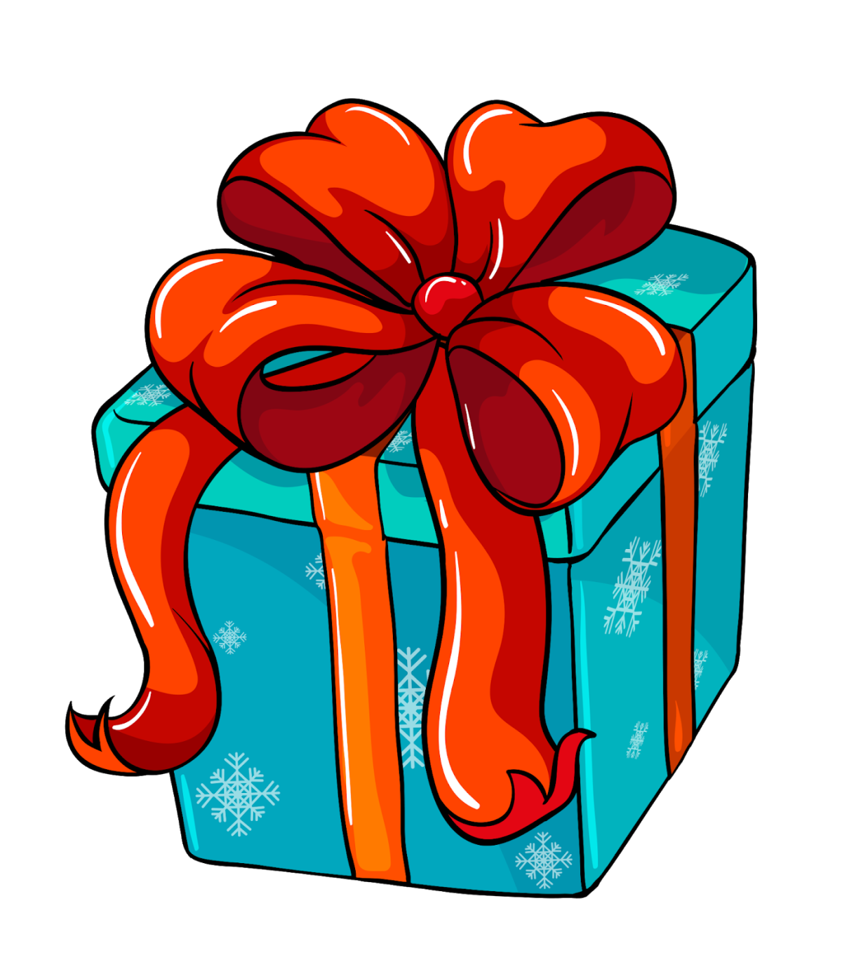 Мультяшные коробки с подарками