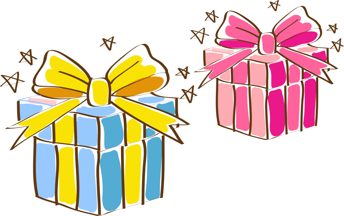 Подарочная коробка рисунок