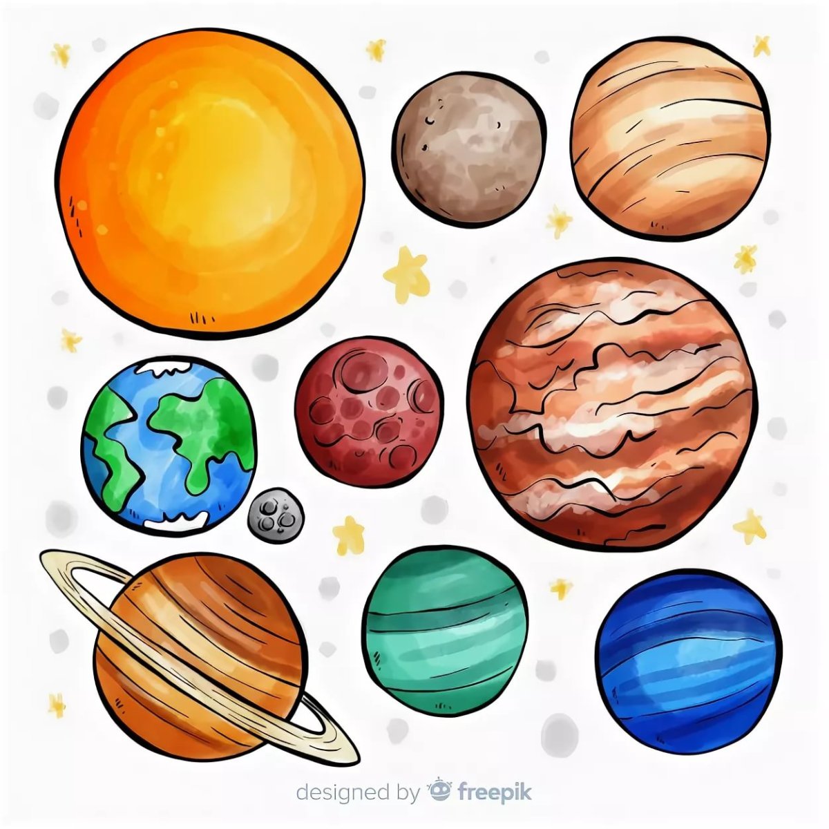 Солнечная система рисунок