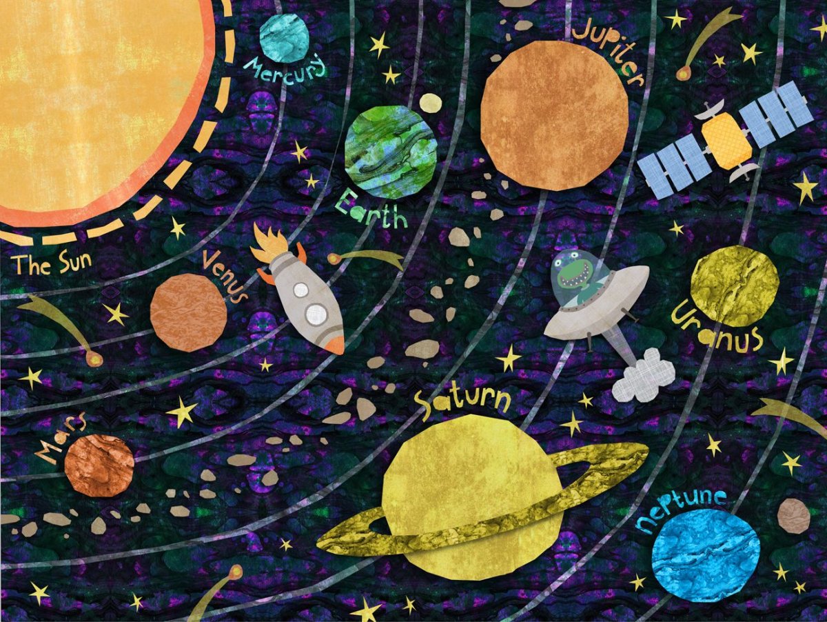 Панно планеты солнечной системы