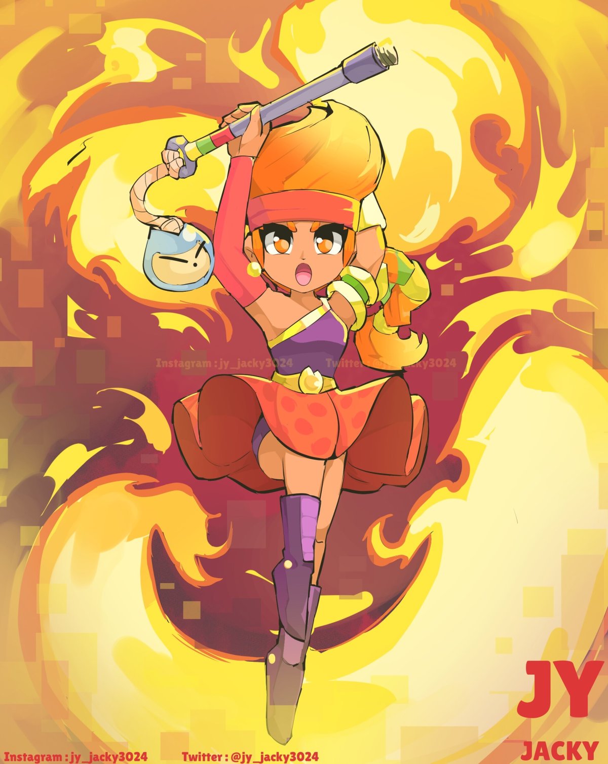 Шелли Brawl Stars арт