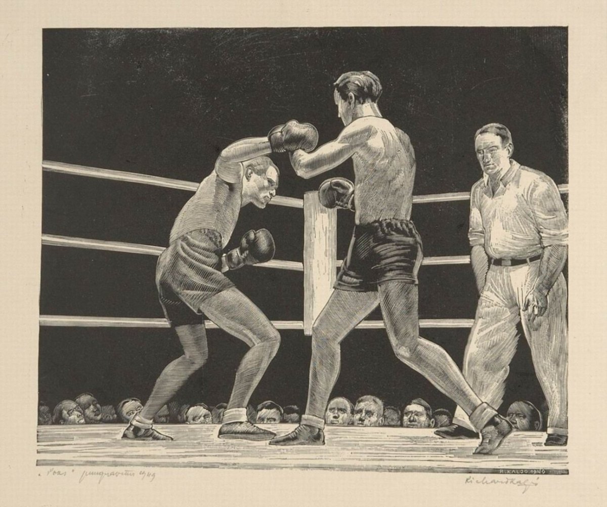 Боксер на ринге